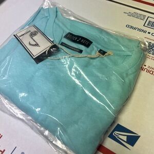 Stitch Note Unisex Turquoise T-Shirt